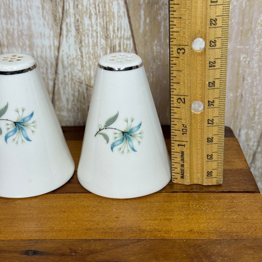 Vintage Homer Laughlin Triumph Cynthia Ceramic Salt & Pepper Shakers - Picture 2 of 6